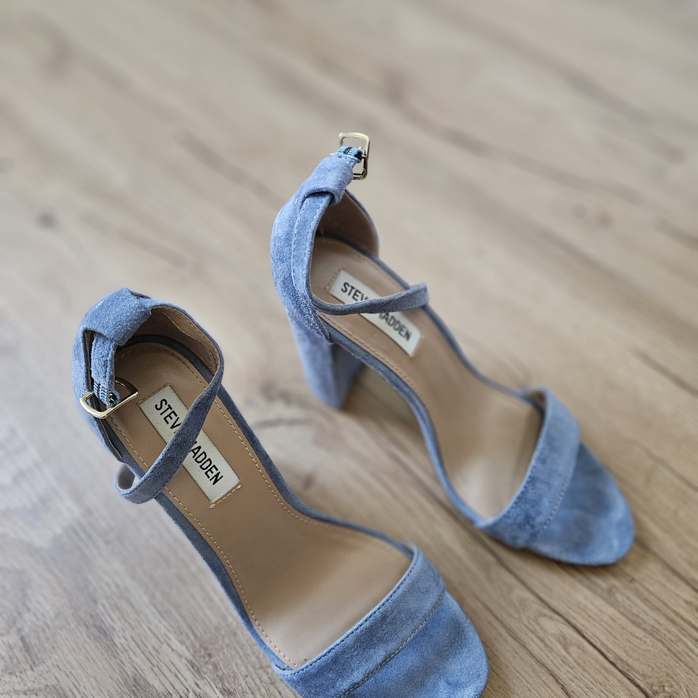 Steve Madden Blue Suede Women's Heels